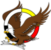 The aivrttac logo consists of an eagle clutching 5 arrows and flying through a multi-colored circle.