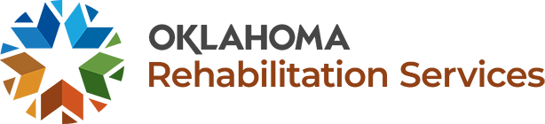 The image shows the Oklahoma Rehabilitation Services Logo