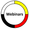 Webinars is at the center of the medicine wheel.
