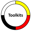 Toolkits is at the center of the medicine wheel.